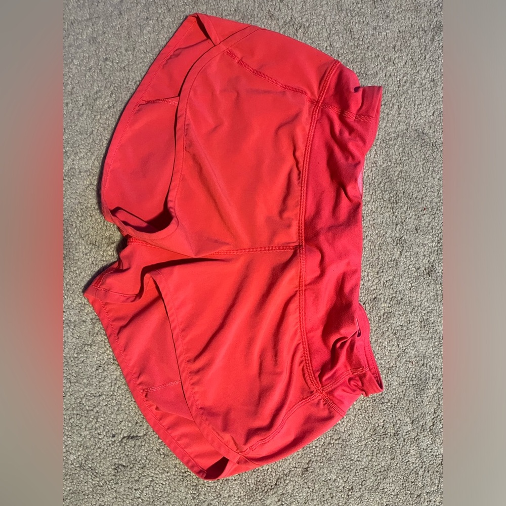 Lululemon low rise speed up athletic shorts